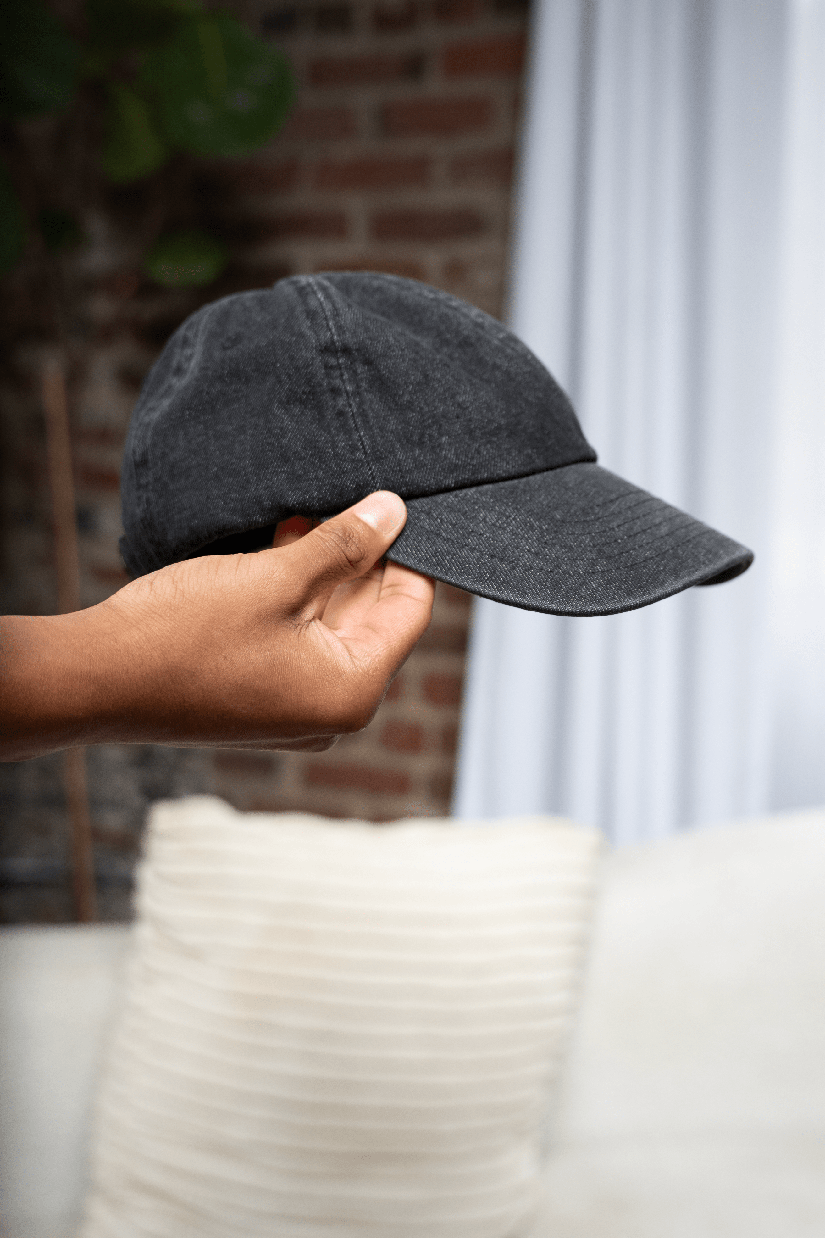 O.S.E Black Denim Hat